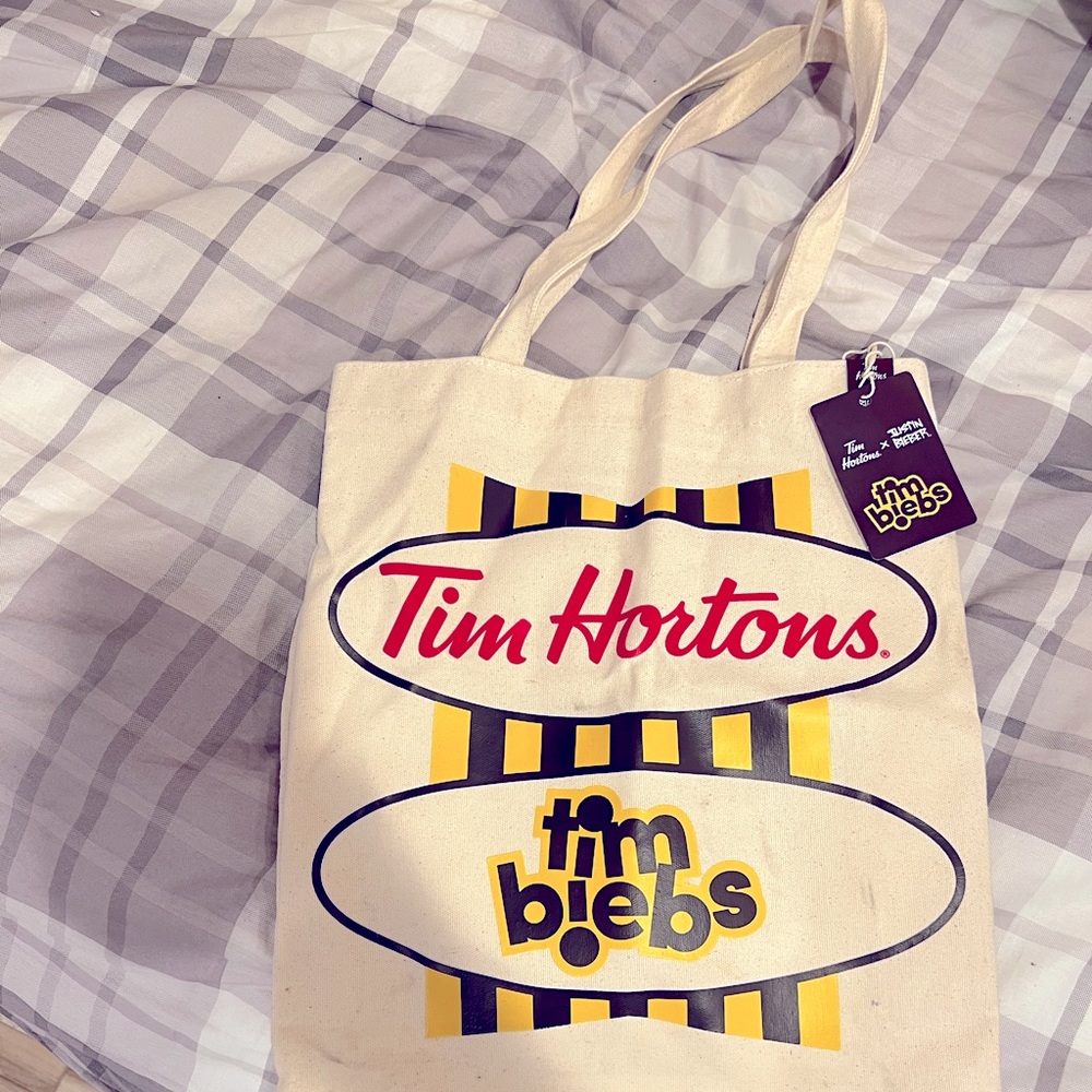Limited Edition Tim Hortons X Justin Bieber Tote Bag